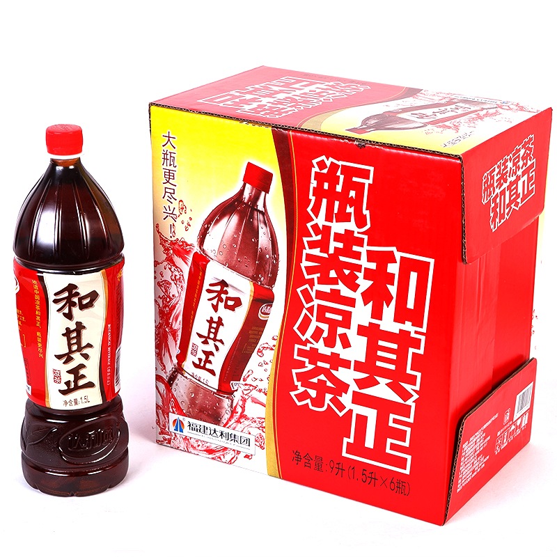 达利园和其正凉茶植物凉茶饮料1.5l*6瓶